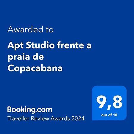 Apt Studio Frente A Praia De Copacabana Rio de Janeiro Dış mekan fotoğraf
