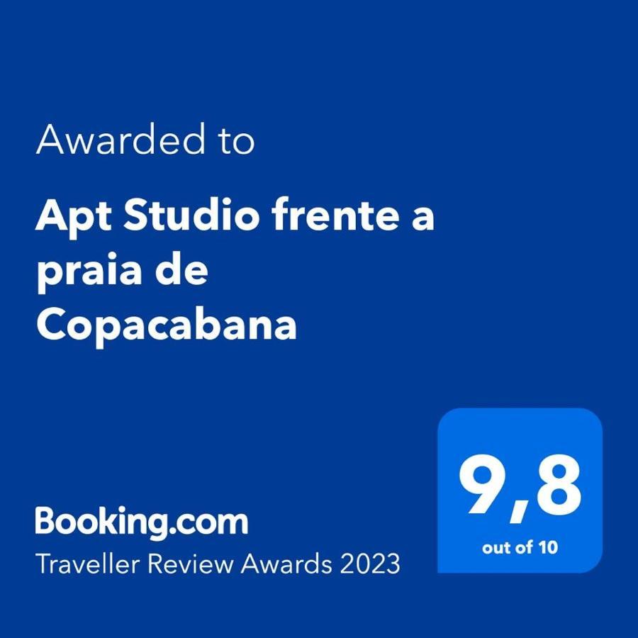 Apt Studio Frente A Praia De Copacabana Rio de Janeiro Dış mekan fotoğraf